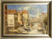 Holländer Altstadt im Sonnenschein