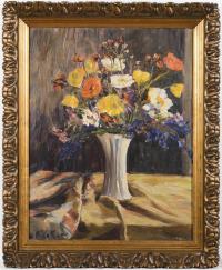 Undeutlich signiert: Stillleben