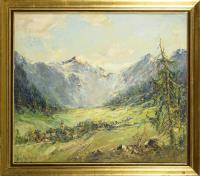 Schuhknecht, Adolf: Alpenlandschaft