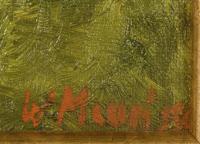 Undeutlich signiert: Kleines Blumenstück