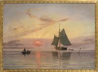 1622 Olsen, Alfred: Schiffe auf dem Meer