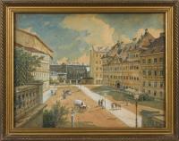 REINHOLD, Franz: Blick von der Rahlstiege Wien