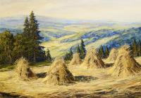 Schuhknecht, Adolf: Erntezeit im Thüringer Wald