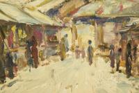 Unsigniert: Wintermarkt