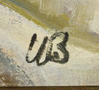 Dänische Stadt im Winter