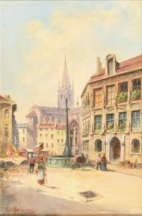 Kaufmann, Karl: Altstadt mit Kirche