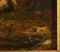 Undeutlich signiert: Dorfstraße