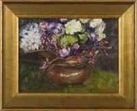 Undeutlich signiert: Kleines Blumenstück