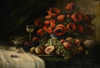 Horstmann: Früchtestillleben mit Mohn