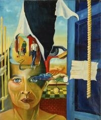 Kröger 81, modernes surrealistisches Gemälde