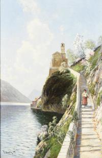 Mädchen am Comer See