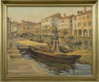 Scholz, Paul: Am Fischmarkt in Chioggia