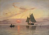 1622 Olsen, Alfred: Schiffe auf dem Meer