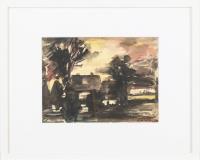 Hinrichs, Carl: Katen in der Dämmerung