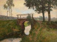 Glücklich, Simon: Landschaft mit Brücke