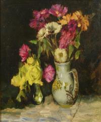 Mahainz, Julius: Stillleben mit Blumen