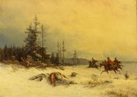 Sachs, Michael Emil: Kavallerie im Winter