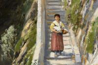 Mädchen am Comer See