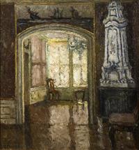 Kolbe, Ernst: "Alt Lübecker Innenraum"