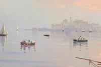 BUONO, Leon Giuseppe: Italienische Küstenlandschaft