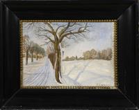 Monogrammist: Sonnige Winterlandschaft
