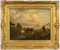 Strij: Bauer mit Viehherde