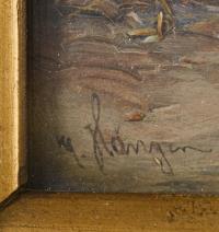 Enten nahe dem Stall