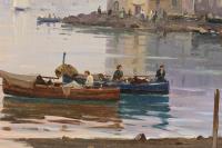 BUONO, Leon Giuseppe: Italienische Küstenlandschaft