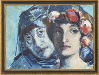 Ruess, Maximilian: Bildnis von zwei Frauen