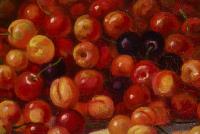 Drechsel, E.: Stillleben mit Rosen und Kirschen