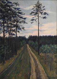 Kameke, Oskar Egon von: Waldlandschaft