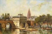 Dörrbecker, Karl: Frühere Karolinenbrücke Frnakfurt am Main