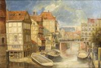 Holländer Altstadt im Sonnenschein