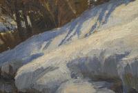 Monogrammist "ER": Winterlandschaft