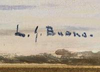 BUONO, Leon Giuseppe: Italienische Küstenlandschaft