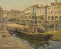 Scholz, Paul: Am Fischmarkt in Chioggia