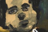 Frau mit Fliederstrauß; Paul Wilhelm 1938