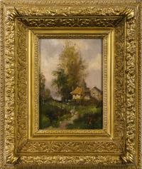 Galien-Laloue, Eugène: Landschaft mit Hof