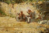 1553 Elven, Pierre Tetar van: Dorfstraße mit Staffage