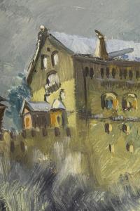 Hartung, Erich: Blick auf die Wartburg im Winter